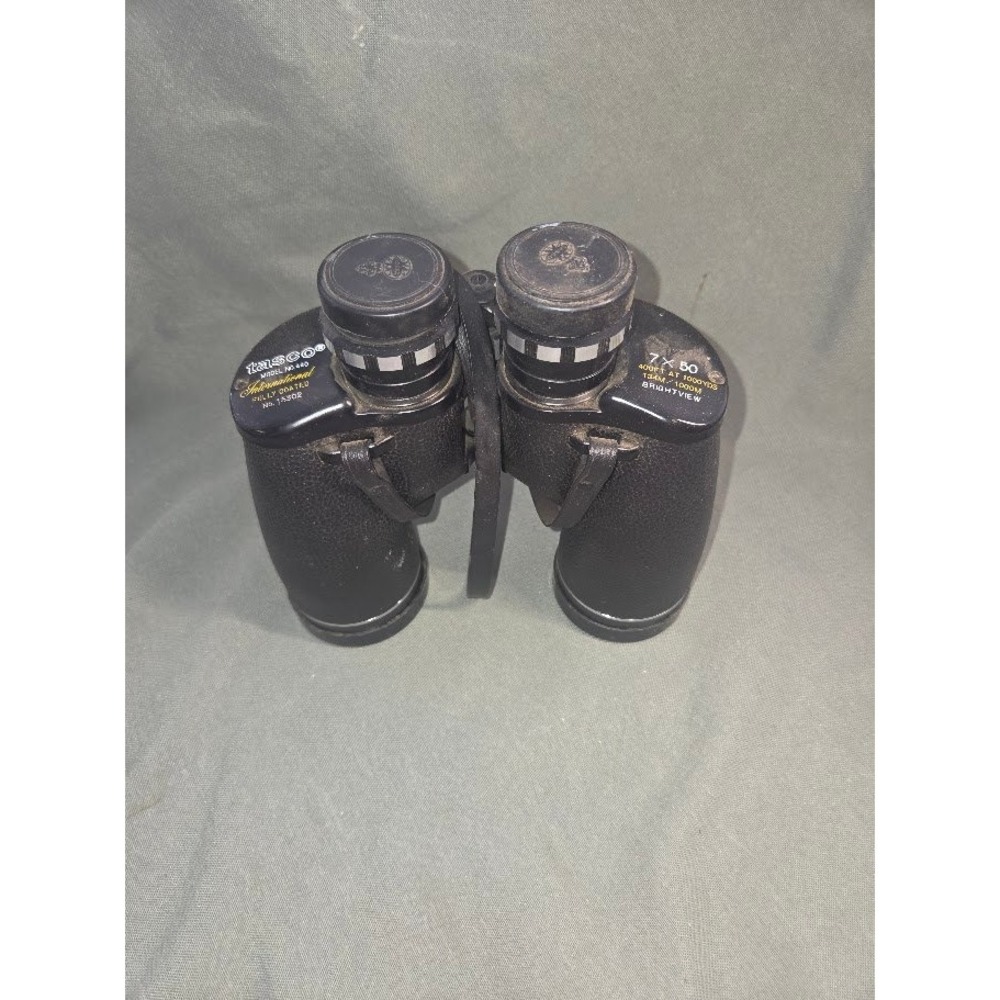 Tasco International Model No 440 Binoculars 7x50 Bright View Fully Coated Black